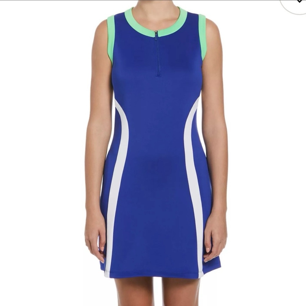 Grand Slam Blue and Green Women's Dress